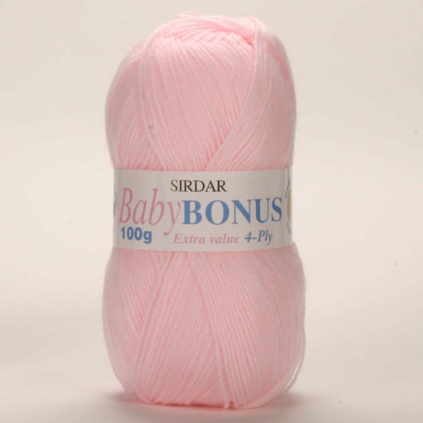 Ball of pink baby bonus yarn